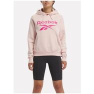 Reebok IQ4432 ID BIG LOGO FLEECE Açık Pembe Kadın Yuvarlak Yaka Sweatshirt