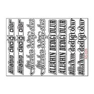 Refleks Motor 038 A5 Tek Paket Çoklu Sticker