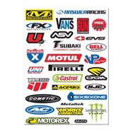 Refleks Motor A4 014 Tek Paket Çoklu Sticker