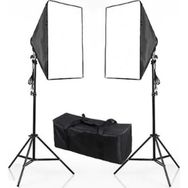 Refleks Softbox 50x70 Tek Duy Ampul Hariç 2'li Sürekli Işık Seti