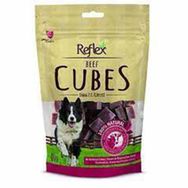 Reflex 12x80 gr Kurutulmuş Beef Cube Biftek Küp Köpek Ödül Maması