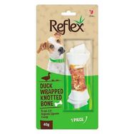 Reflex 40 gr Ördek Eti Sargılı Düğümlü Köpek Çiğneme Kemiği