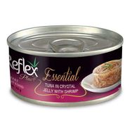 Reflex 70 gr Plus Essential Jöle İçinde Ton Balıklı ve Karidesli Kedi Konservesi