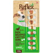 Reflex 8x100 gr Ördek Etli Düğümlü Kemik Köpek Ödülü