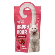 Reflex Happy Hour 60 gr Kuzu Etli ve Kızılcıklı Sakinleşmeyi Destekliyici Kedi Ödülü