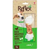 Reflex Ördek Etli Düğümlü Çiğneme Kemiği 40 gr Köpek Ödülü