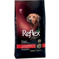 Reflex Plus 3 kg Orta ve Büyük Irk +7 Yaş için Kuzu Etli Yaşlı Köpek Maması