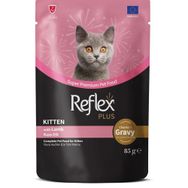 Reflex Plus 85 gr Kuzulu Sos İçinde Parça Etli Yavru Kedi Konservesi