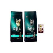 Reflex Plus Cat Sterilsed Tavuklu ve Somonlu 2x1.5 kg Kısırlaştırılmış Kedi Maması+ Kedi Konserve Maması