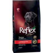 Reflex Plus Kuzu Etli Büyük Irk 15 kg Köpek Maması yetişkin