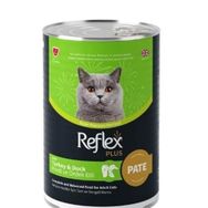 Reflex Plus Pate İçinde Hindi ve Ördek Etli 395 gr Yetişkin Konserve Kedi Maması