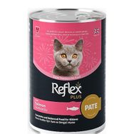Reflex Plus Pate İçinde Somonlu 395 gr Yavru Kedi Konserve Maması
