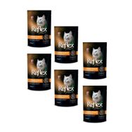 Reflex Plus Yetişkin Kediler İçin Jöleli Tavşan ve Ördekli Yaş Mama 100 gr x 6 Adet