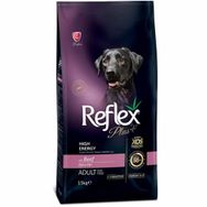 Reflex Plus Yüksek Enerjili Biftekli Köpek Maması 15 kg