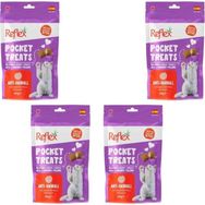 Reflex Pocket Treats Tüy Yumağı Kontrolü 4x60 gr Yetişkin Kedi Ödül Maması