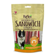 Reflex Tavuk ve Morina Balık Sandviç Çubuk Kurutulmuş Et 80 gr Köpek Ödülü