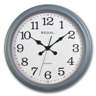 Regal 9108-D2 Gri Eskitme Büyük Boy Duvar Saati