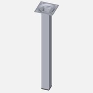 Regalux Çelik Boru Kare 300 mm Krom Masa Ayağı