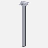 Regalux Çelik Boru Kare 400 mm Krom Masa Ayağı