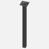 Regalux Çelik Boru Kare 400 mm Siyah Masa Ayağı