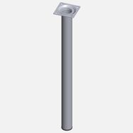 Regalux Çelik Boru Yuvarlak 500 mm Krom Masa Ayağı