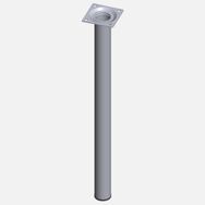 Regalux Çelik Boru Yuvarlak 500 mm Krom Masa Ayağı