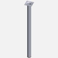 Regalux Çelik Boru Yuvarlak 600 mm Krom Masa Ayağı