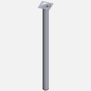 Regalux Çelik Boru Yuvarlak 600 mm Krom Masa Ayağı