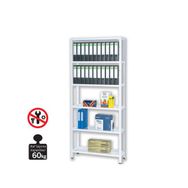 Regalux Metal 200x100x30 cm Beyaz 6 Katlı Raf