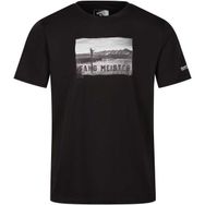 Regatta Fingal Slogan II Siyah Erkek T-Shirt