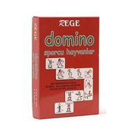 Rege Sporcu Hayvanlar Domino Kartları