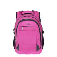 Relaxion RLX2227 Pembe 4 Bölmeli Su Geçirmez Astarlı Kumaş Ergonomik Okul Sırt Çantası