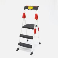 Rem Lüks 3 Basamaklı 128x115 cm Katlanabilir Ev Ofis Tipi Merdiven