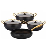 Remetta Granit Livia Gold 7 Parça Güveç Seti