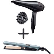 Remington AC5999 Saç Kurutma Makinesi+S9300 Shine Teraphy Pro Saç Düzleştirici Set