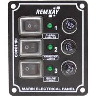 Remkay 12V 10'lu İzoleli Dikey Switch Panel