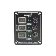 Remkay 12V 3'lü İzoleli Dikey Switch Panel