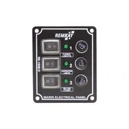 Remkay 12V 4'lü İzoleli Dikey Switch Panel