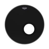 Remo ES-1020-00 20 İnç Ambassador Ebony Delikli Bas Davul Derisi