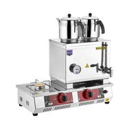 Remta 40 Model Çift Demlikli Doğalgaz Çay Kazanı