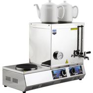 Remta K34 40 Model Çift Demlik Elektrikli 2000 W 28 lt Su Isıtma Kapasiteli Çay Kazanı 