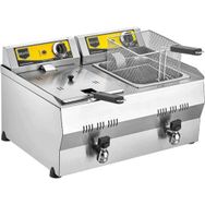 Remta R111 Elektrikli 5400 W 10+10 lt Isı Ayarlı Fritöz