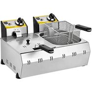 Remta R93 2200 W 5+5 lt Isı Ayarlı Fritöz Çelik
