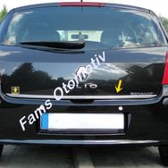 Renault Clio 3 Hb Paslanmaz Çelik 2005-2012 Krom Bagaj Alt Çıtası