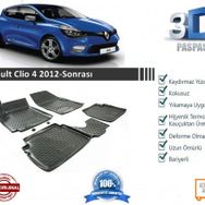 Renault Clio 4 2012 Sonrası 3D Havuzlu Üniversal Oto Paspas