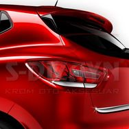 Renault Clio 4 Hb 2012 Üzeri Krom Bagaj Alt Çıtası