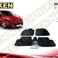 Renault Clıo 4 Hb 2013 3D Havuzlu Paspas
