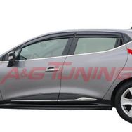 Renault Clio 4 HB Tk Paslanmaz Çelik 8 Parça Krom Cam Çıtası