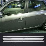 Renault Clio Symbol 2009-2012 4 Parça Paslanmaz Çelik Cam Çıtası
