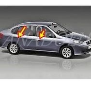 Renault Clio Symbol 2009 2013 Paslanmaz Çel 4 Kapı Krom Kapı Kolu